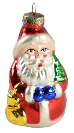 Museum Series Santa Holding Tree & Bag - No Box
