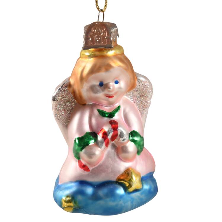 Museum Series Angel With Candy Cane - No Box