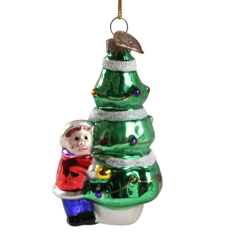 Museum Series Girl With Chriistmas Tree - No Box