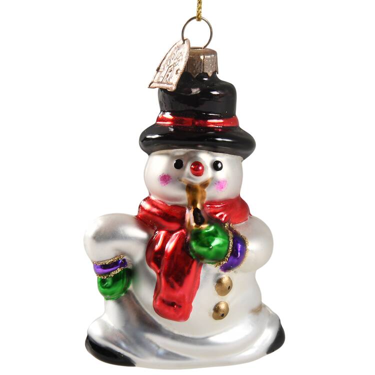 Museum Series Snowman With Pipe - No Box