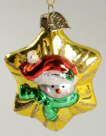 Museum Series Star With Snowman - No Box