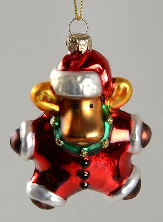 Museum Series Moose In Red Suit - No Box