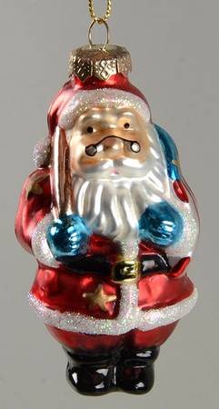 Museum Series Santa With Us Flag - No Box