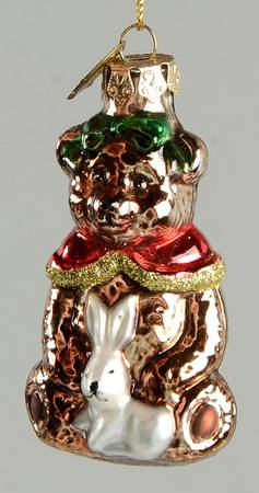 Museum Series Brown Bear With White Rabbit - No Box