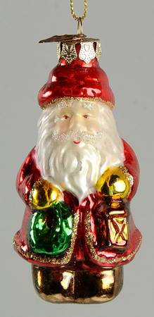 Museum Series Santa With Green Wreath - No Box