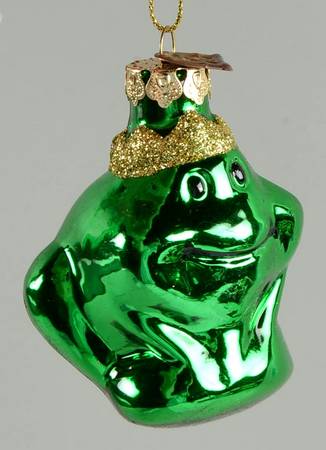 Museum Series Green Frog With Gold Crown - No Box