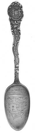 Souvenir Spoons West Virginia Martinsburg - West Virginia, No Box