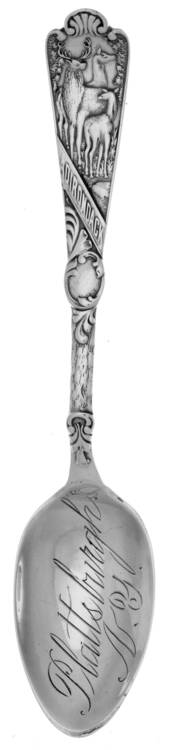 Souvenir Spoons Plattsburgh Ny - Adirondack - No Box