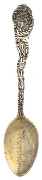 Souvenir Spoons Indiana-Falls Park Pendleton - Indiana, No Box