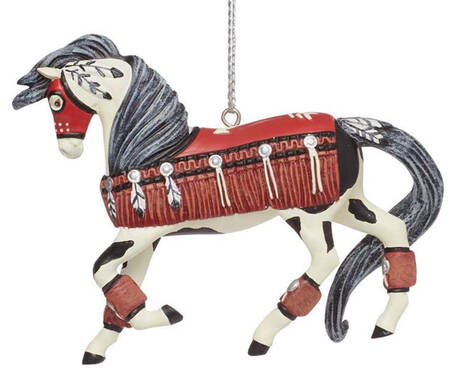 Trail of Painted Ponies Ornaments Pride Of The Red Nations - Boxed