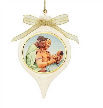 Ebony Visions Porcelain Ornaments The Family - Boxed