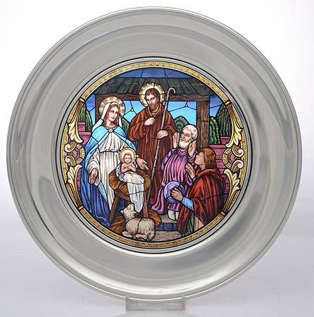 Stained Glass Cathedral A Child Is Born - Boxed