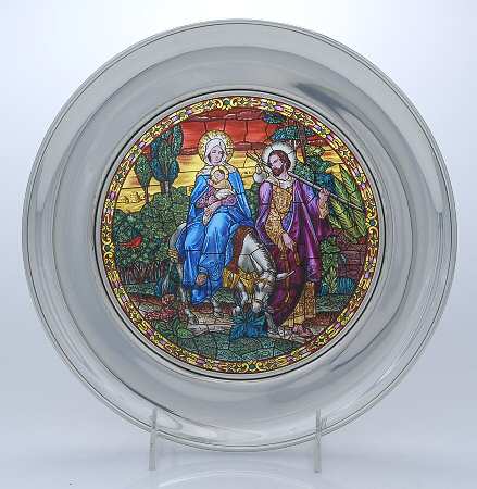 Stained Glass Cathedral Flight Into Egypt - Boxed