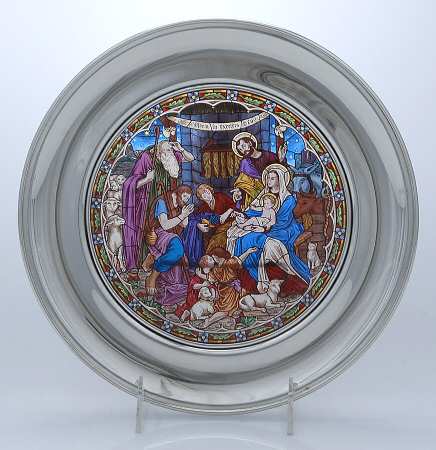 Stained Glass Cathedral Shepherds At Bethlehem - Boxed