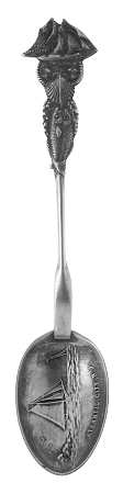 New Jersey Souvenir Spoons Atlantic City - No Box