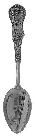 New Jersey Souvenir Spoons Atlantic City Nj - No Box