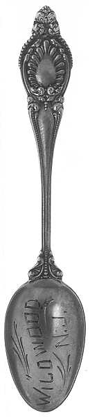 New Jersey Souvenir Spoons Wildwood - No Box