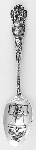 Pennsylvania Souvenir Spoon Philadelphia Liberty Bell - No Box
