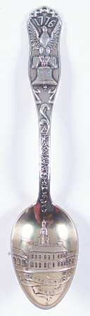 Pennsylvania Souvenir Spoon Independence Hall-Philadelphia - No Box