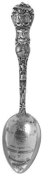 Pennsylvania Souvenir Spoon Philadelphia Liberty Bell - No Box
