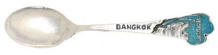 Various Sterling Souvenir Spoons Thailand - Bangkok - No Box