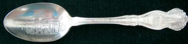 Various Sterling Souvenir Spoons Panama-Pacific Exposition - No Box
