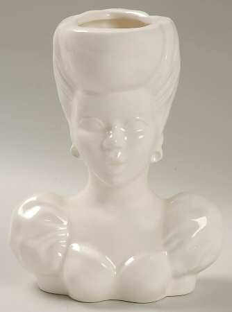 Head Vases Lucy Mould Undecorated - No Box