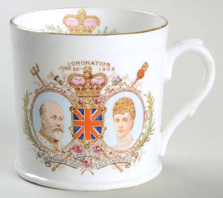Royalty Giftware Edward Vii & Alexandra Coronation Mug - No Box
