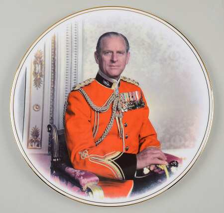 Royalty Giftware Duke Of Edinburgh, Prince Philip Plate - No Box