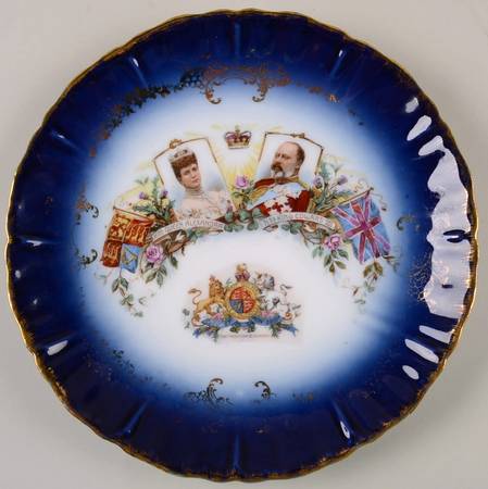 Royalty Giftware Edwardvii Coronation Plate - No Box