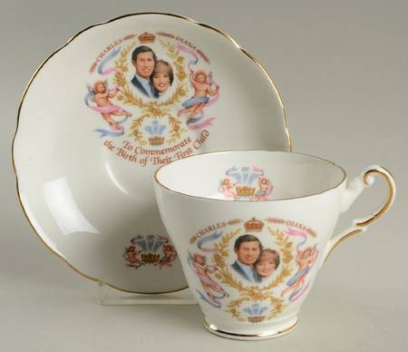 Royalty Giftware Charles And Diana Birth Announcement - No Box