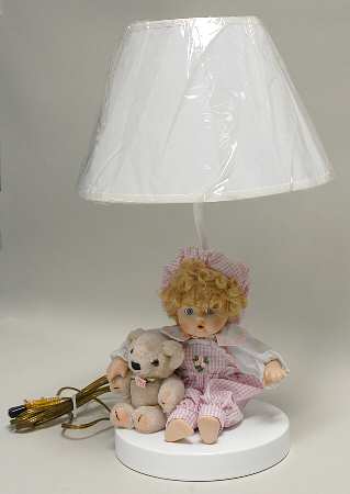 Porcelain Dolls Robin Lamp Doll - With Box