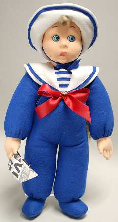 Porcelain Dolls Sailor Baby Marco - Boxed