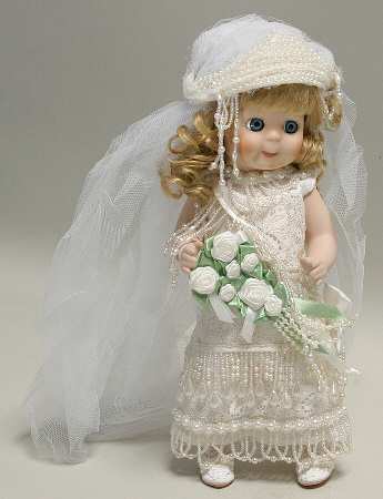 Porcelain Dolls Mrs. Rudolph Valentootie - Boxed