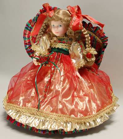 Porcelain Dolls Mistletoe - Boxed