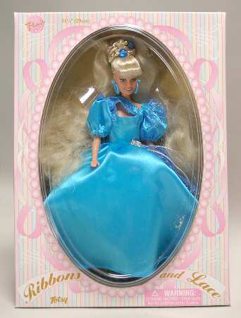 Porcelain Dolls Ribbon And Lace Doll - Boxed