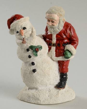 Jolly Old Elf Santa With Friend - Boxed