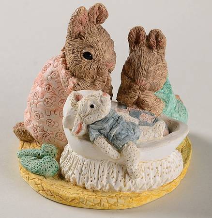 Easter Bunny Family Bed Time - Boxed