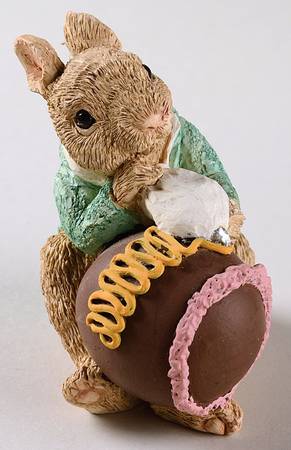 Easter Bunny Family Easter Bunny With Chocolate Egg - Boxed