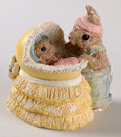 Easter Bunny Family Christening Day - Boxed