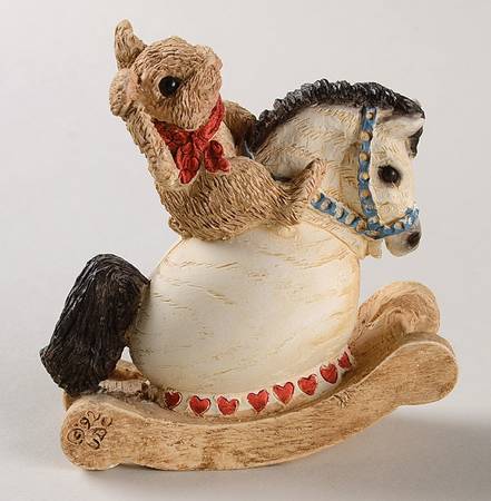 Easter Bunny Family Rocking Horse - Boxed
