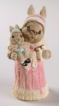 Easter Bunny Family Grandma With Bible - Boxed