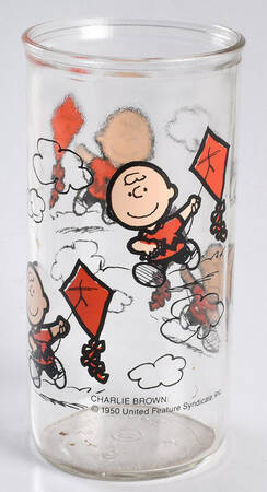 Peanuts Glasses Charlie Brown Flying Kite - No Box