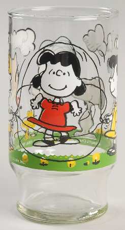 Peanuts Glasses Lucy Jumping Rope - No Box
