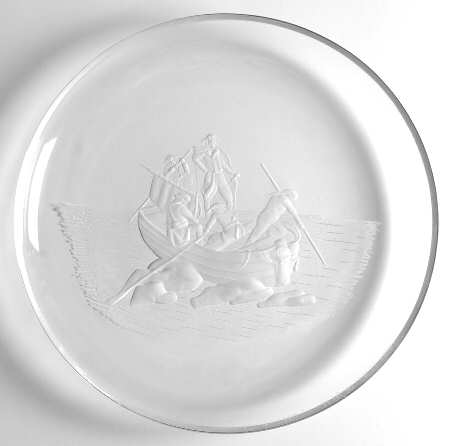 American Heritage-Plate Washington Crossing The Delaware - Boxed