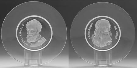 Old Masters Da Vinci  And Michelangelo-Set Of 2 - Boxed