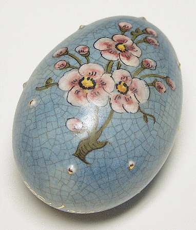 Easter Egg-Veneto Flair Blue-Apple Blossom - Boxed