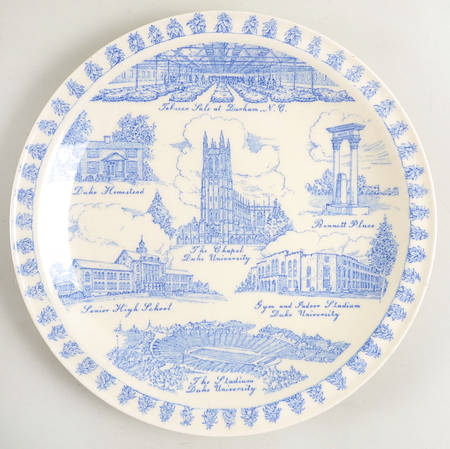 City Plates Durham-North Carolina- Blue - No Box-North Carolina 1 Blue