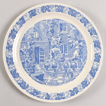 City Plates New Orleans Louisiana - No Box-Louisiana Motif 6-Blue