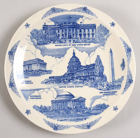 State Plate Washington Dc - Blue - No Box-Washington Dc M/2 Blue